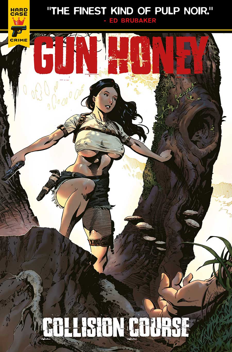 Hard Case Crime Gun Honey Collision Course #1 Cover F Variant Ang Hor Kheng Cover