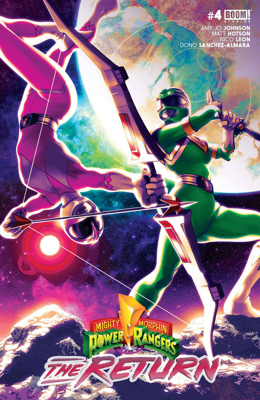 Mighty Morphin Power Rangers The Return #4 Cover A Regular Goni Montes Cover