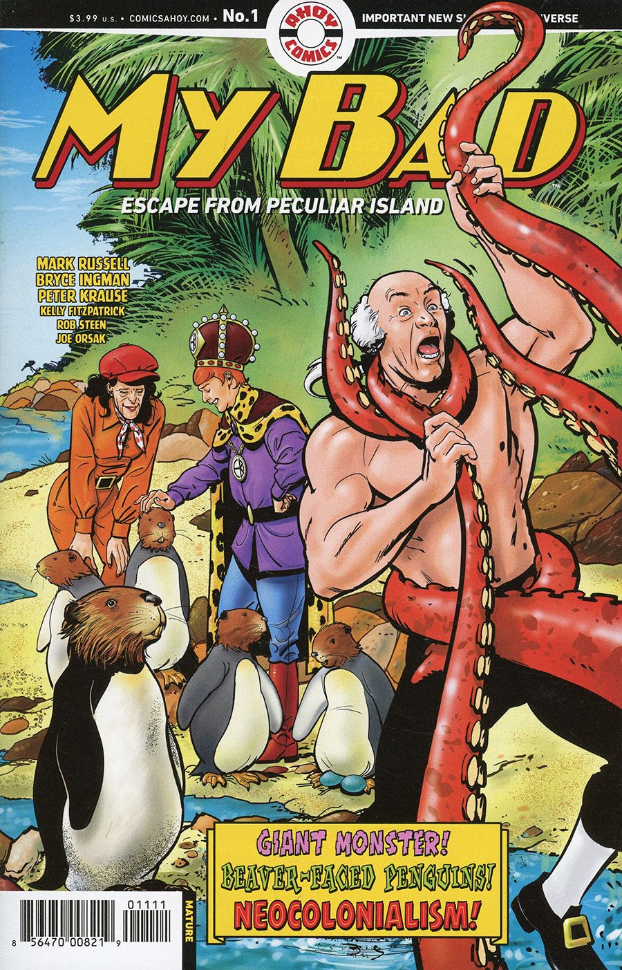 My Bad Escape From Peculiar Island #1 Cover A Regular Peter Krause Cover