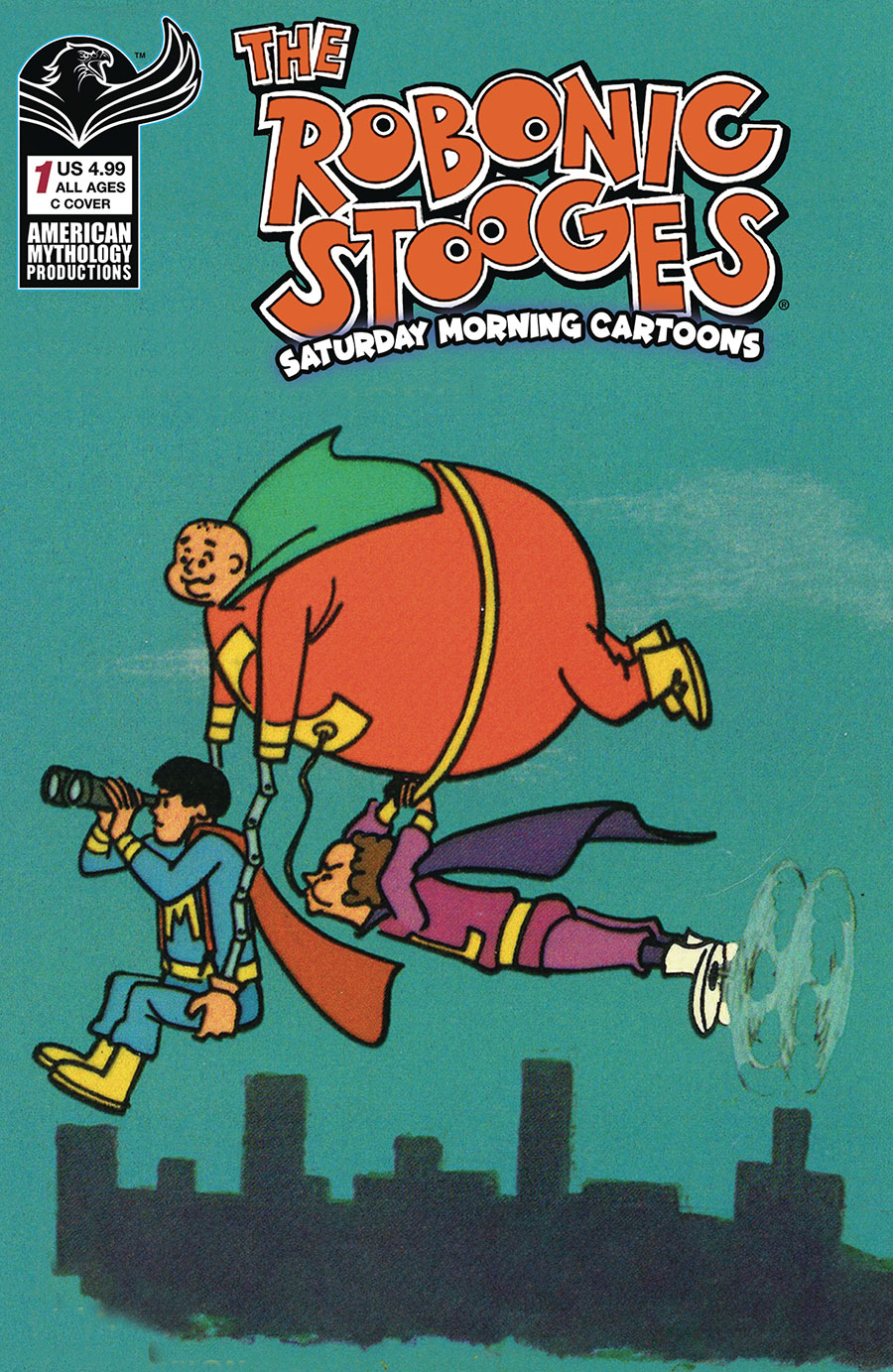 Robonic Stooges Saturday Morning Cartoons #1 (One Shot) Cover C Variant Cartoon Photo Cover