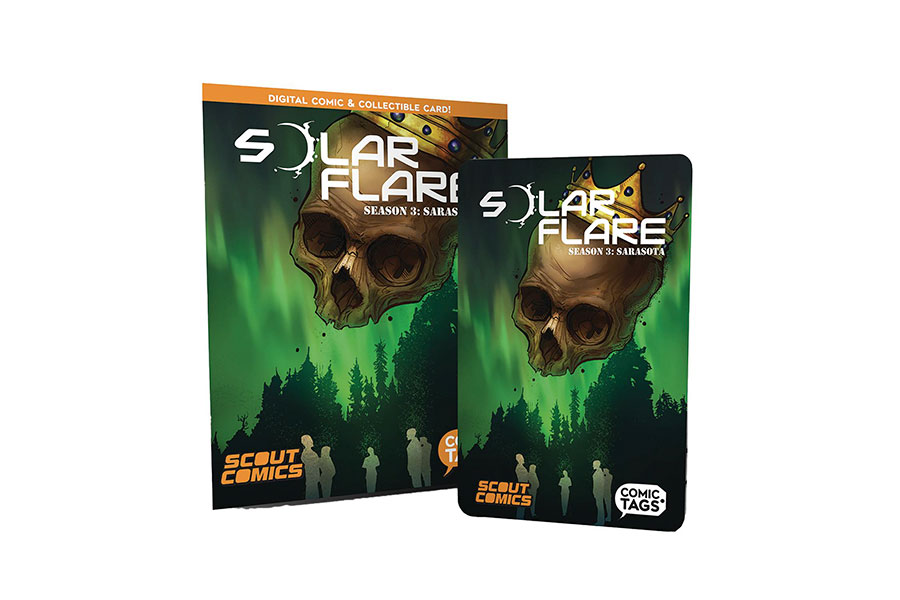 Solar Flare Season 3 Sarasota Collectible Comic Tag Card With Digital Comic