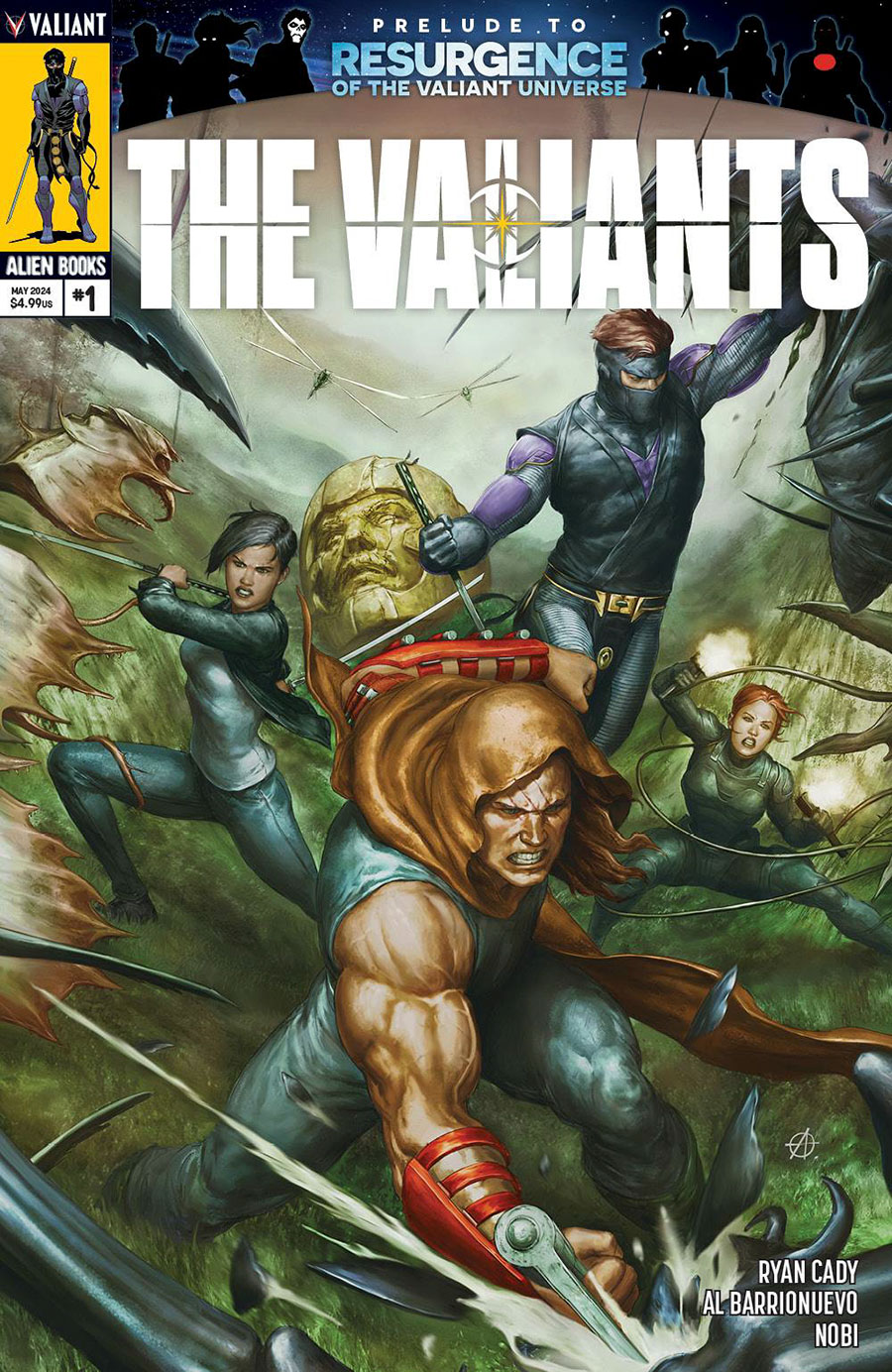 The Valiants #1 Cover A Regular Agustin Alessio Cover (Resurgence Of The Valiant Universe Prelude)