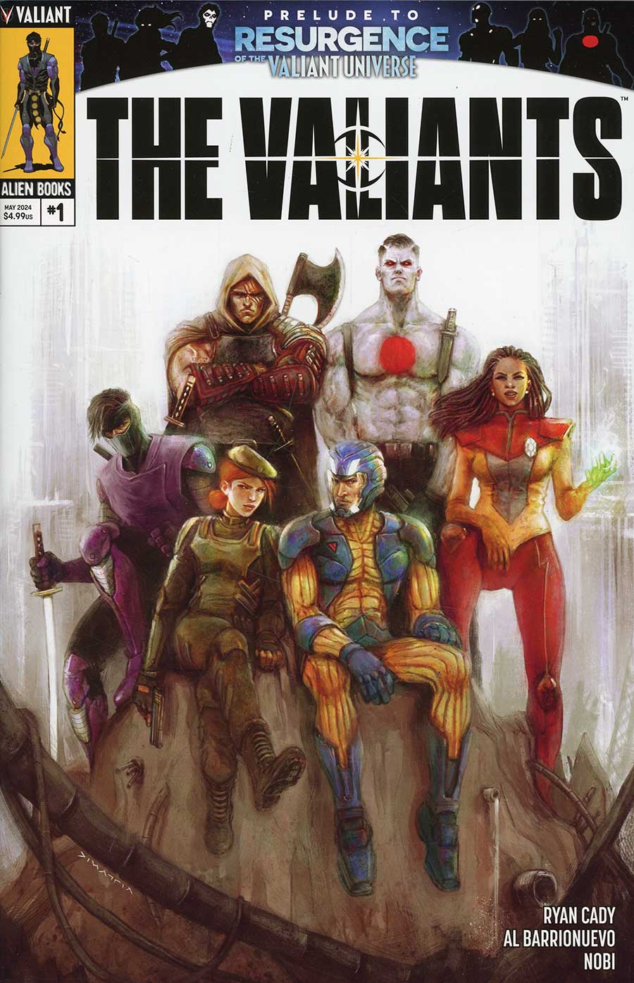The Valiants #1 Cover B Variant Nico Di Mattia Cover (Resurgence Of The Valiant Universe Prelude)