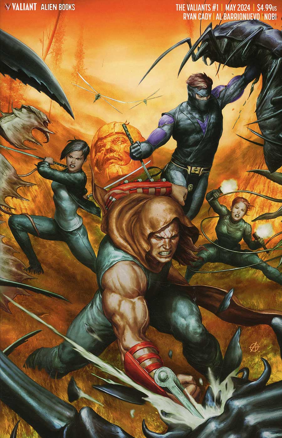 The Valiants #1 Cover C Variant Agustin Alessio Virgin Cover (Resurgence Of The Valiant Universe Prelude)