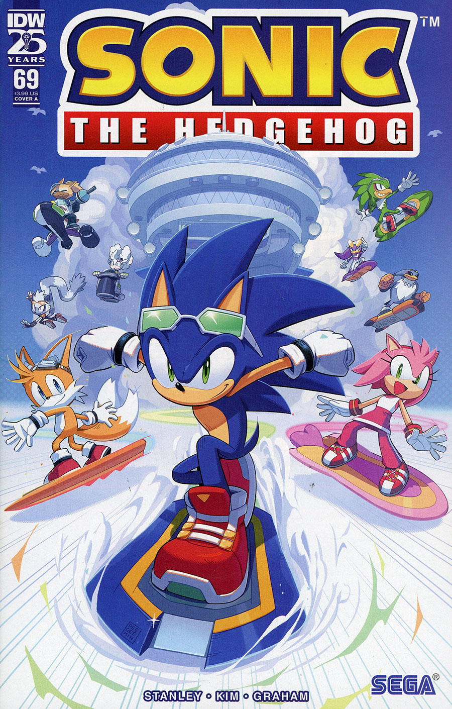 Sonic The Hedgehog Vol 3 #69 Cover A Regular Min Ho Kim Cover