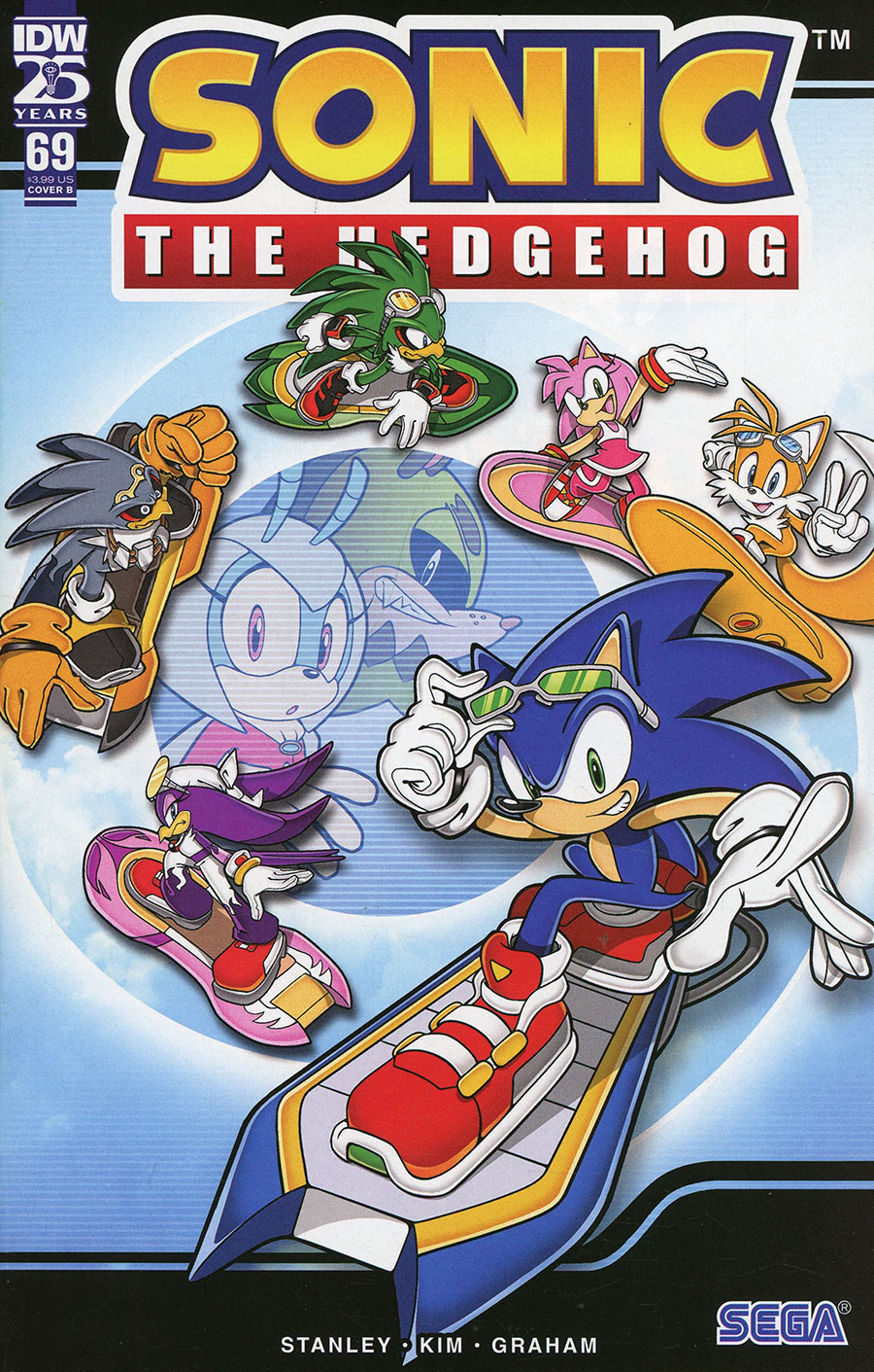 Sonic The Hedgehog Vol 3 #69 Cover B Variant Bracardi Curry Cover