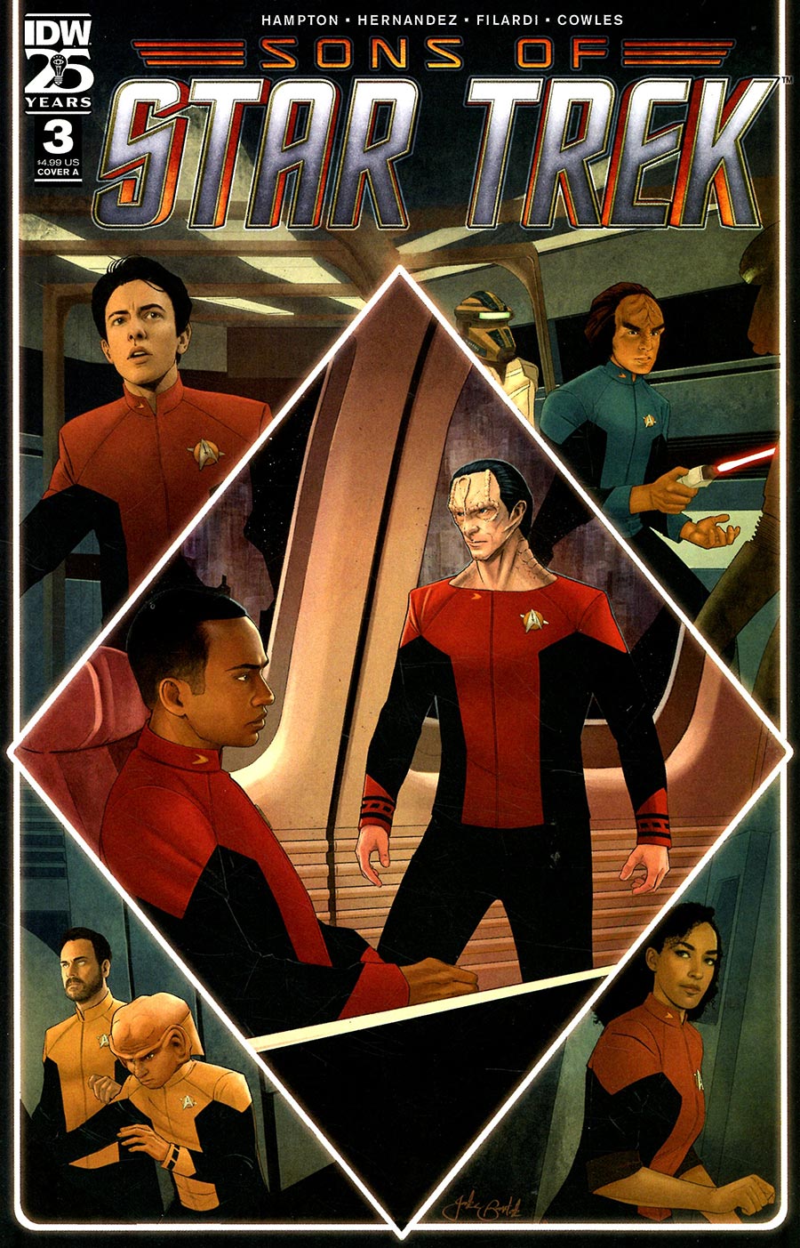 Star Trek Sons Of Star Trek #3 Cover A Regular Jake Bartok Cover