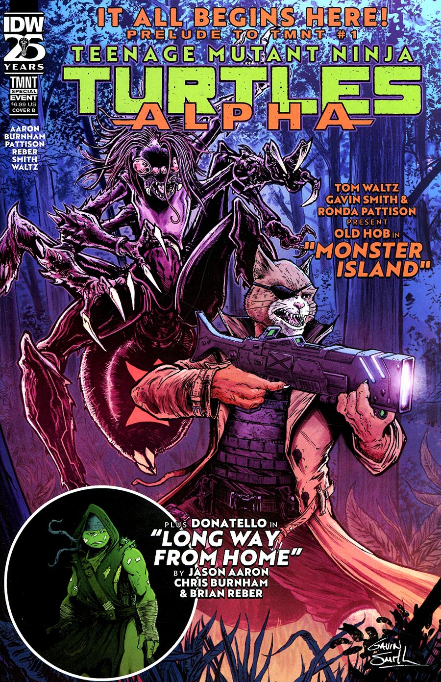Teenage Mutant Ninja Turtles Alpha #1 (One Shot) Cover B Variant Gavin Smith Cover