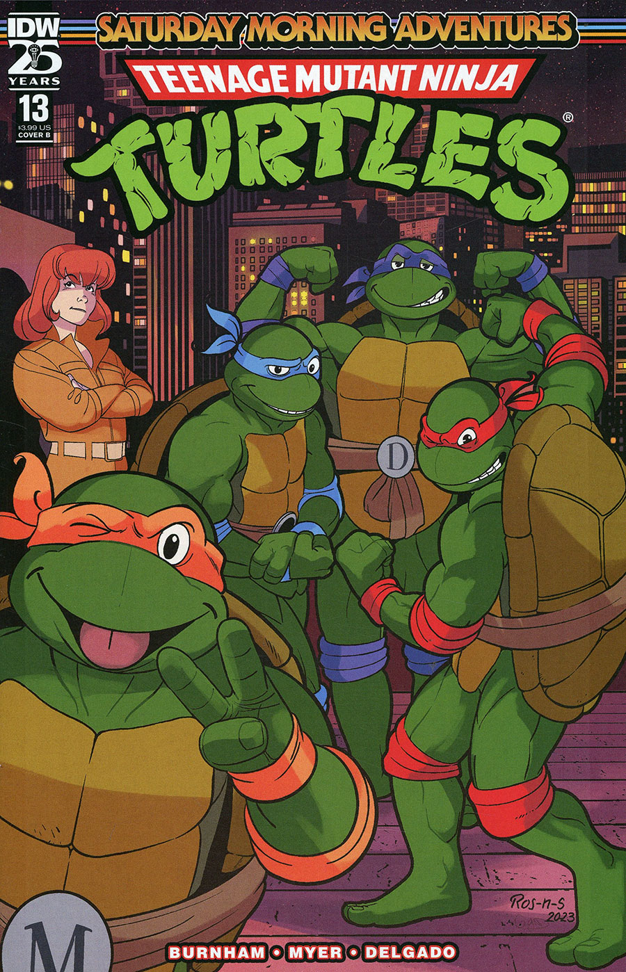 Teenage Mutant Ninja Turtles Saturday Morning Adventures Continued #13 Cover B Variant Ramon Rosanas Cover