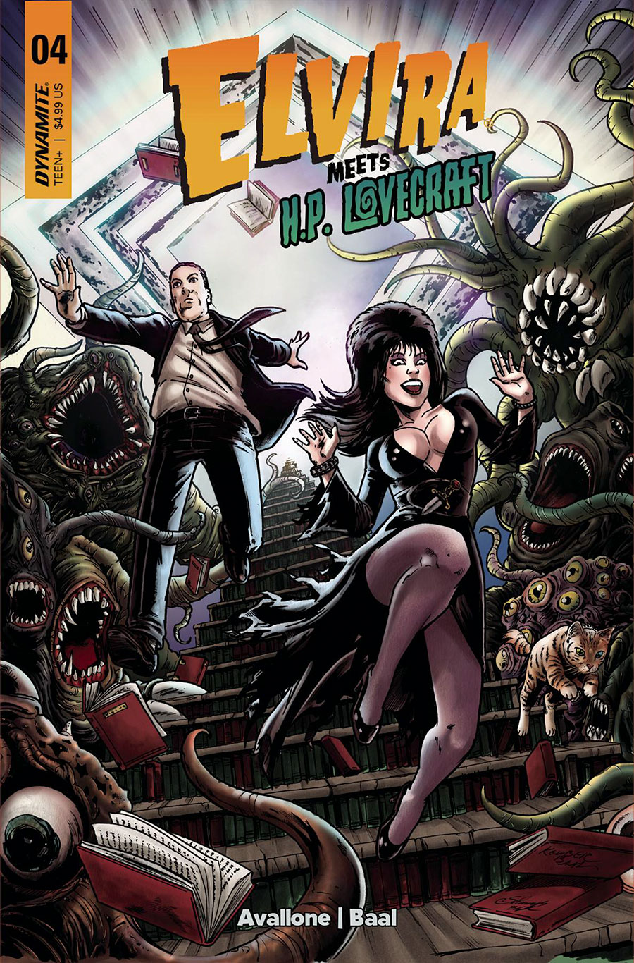 Elvira Meets HP Lovecraft #4 Cover B Variant Kewber Baal Cover