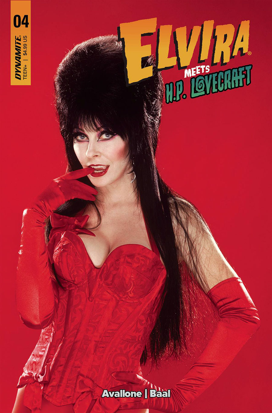 Elvira Meets HP Lovecraft #4 Cover D Variant Elvira Photo Cover