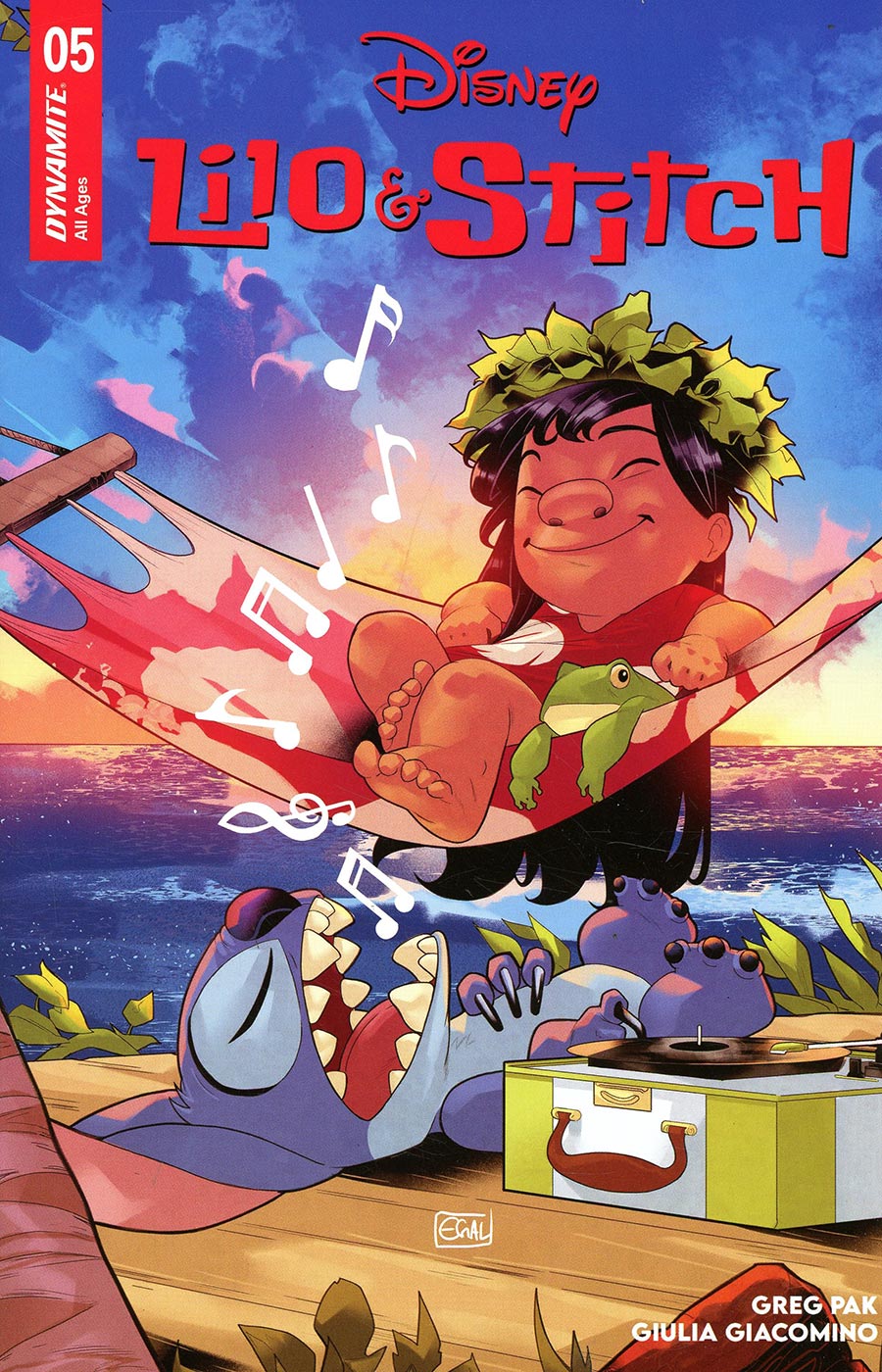 Lilo & Stitch #5 Cover B Variant Trish Forstner Cover