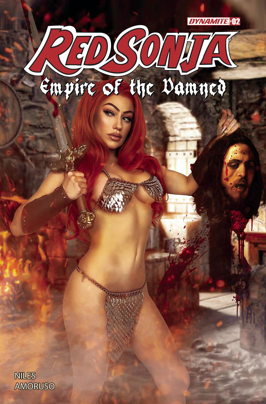 Red Sonja Empire Of The Damned #2 Cover D Variant Rachel Hollon Cosplay Photo Cover