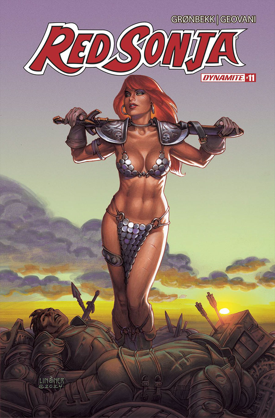 Red Sonja Vol 10 #11 Cover C Variant Joseph Michael Linsner Cover