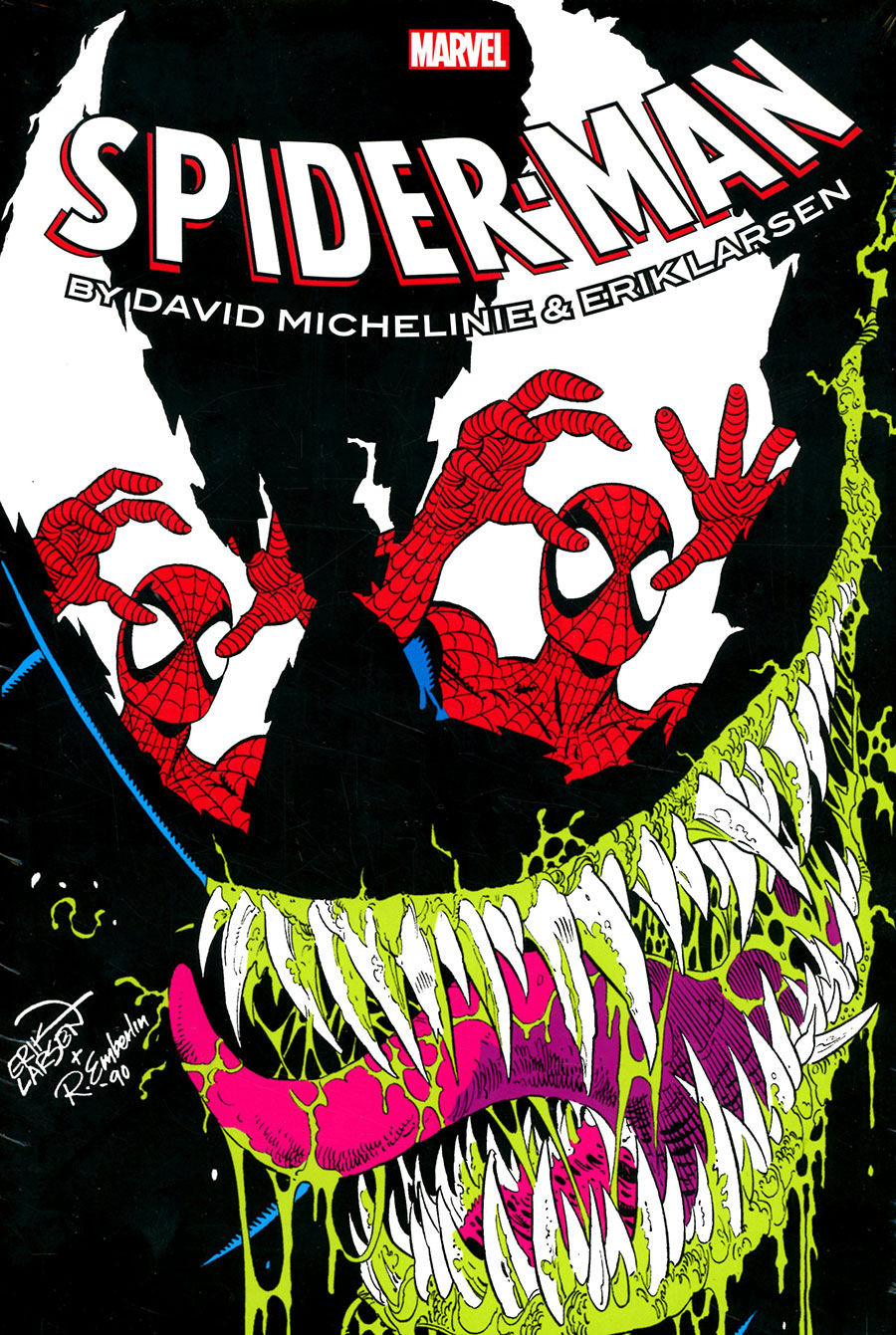 Spider-Man By David Michelinie & Erik Larsen Omnibus HC Direct Market Erik Larsen Venom Variant Cover New Printing