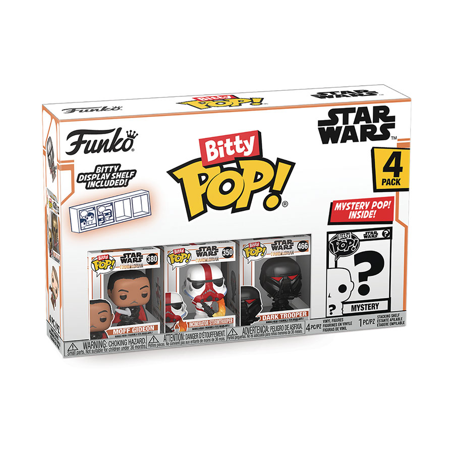 Funko Bitty POP! Mandalorian 4-Pack - Mini Star Wars Collectibles