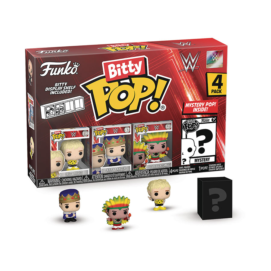 Bitty POP WWE 4-Pack Vinyl Figure - Dusty Rhodes
