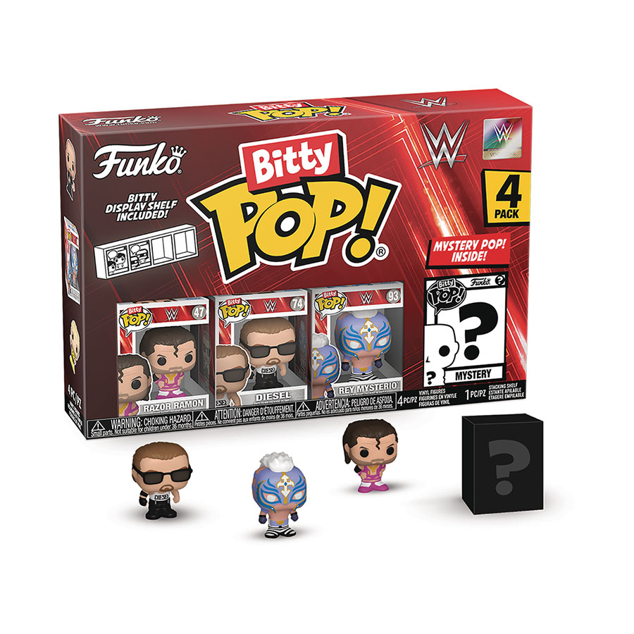Bitty POP WWE 4-Pack Vinyl Figure - Razor Ramone