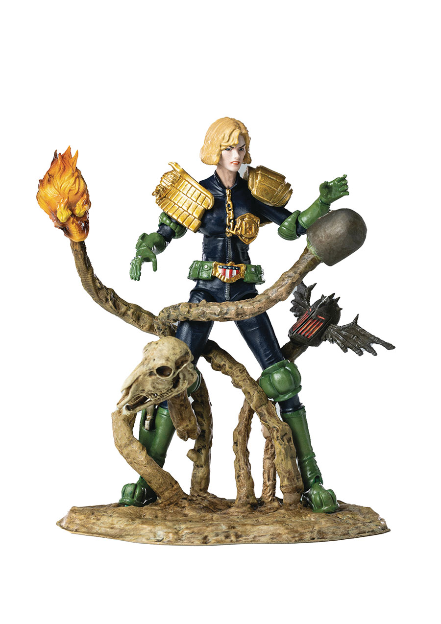 Judge Dredd Judge Anderson vs Dark Judges Previews Exclusive 1/18 Scale Action Figure