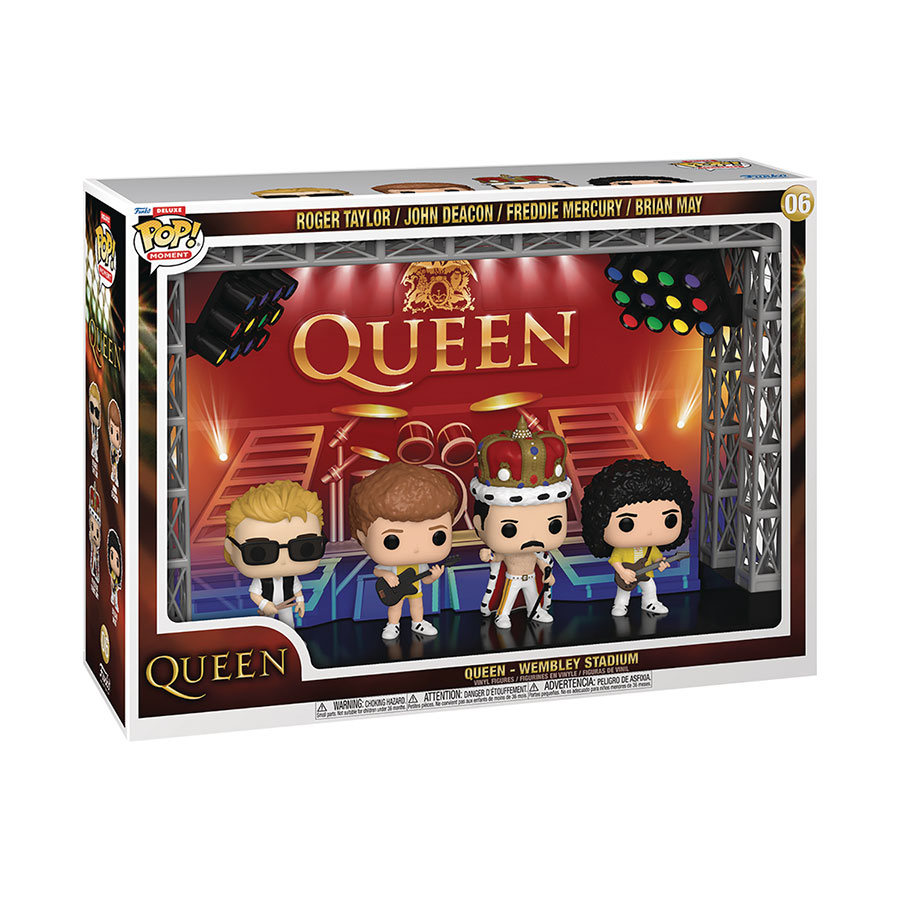 POP Rocks Moments Queen Wembley Stadium Deluxe Vinyl Figure