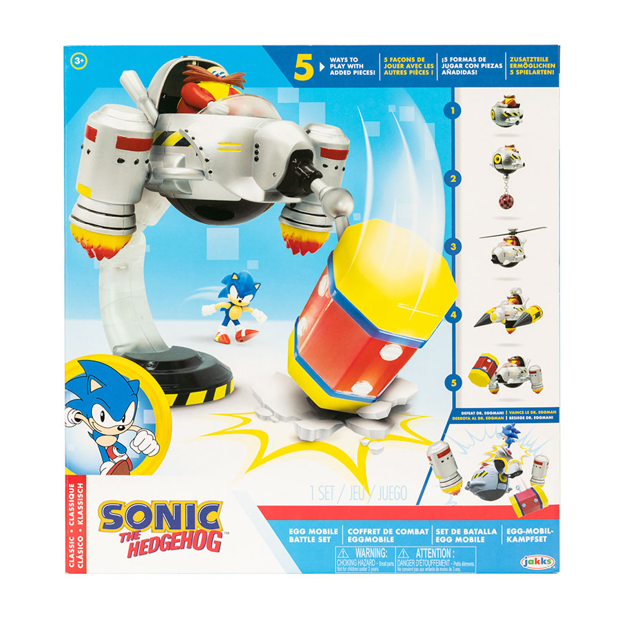 Sonic The Hedgehog Egg Mobile Battle Set Case