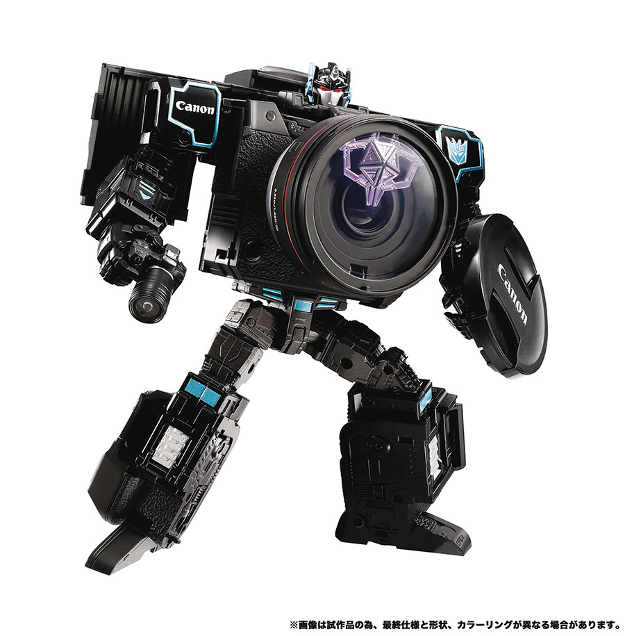Transformers Masterpiece MP Canon Eos R5 Nemesis Prime Action Figure