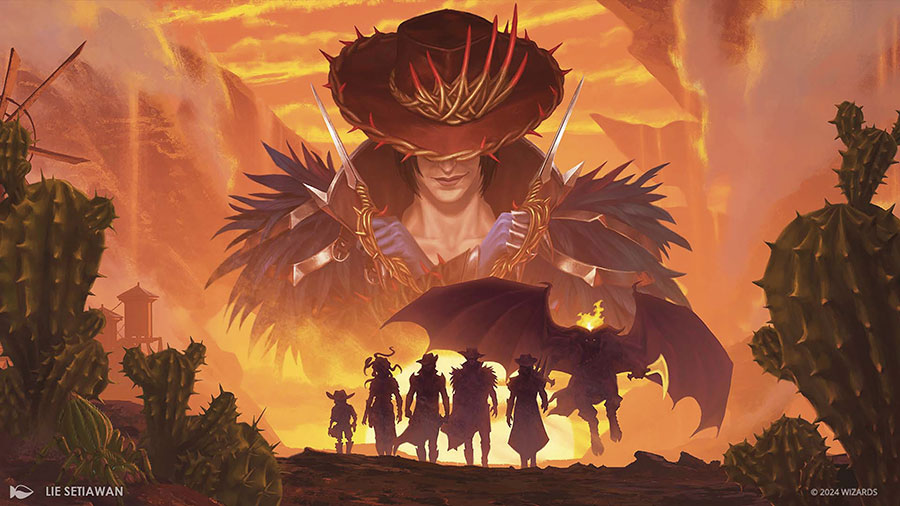 Magic The Gathering Outlaws Of Thunder Junction Commander Deck Carton