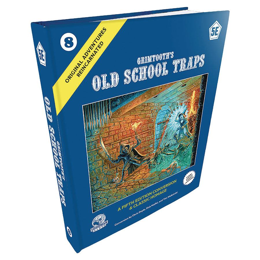 Original Adventures Reincarnated #8 Grimtooths Old School Traps HC Dungeons & Dragons 5th Edition
