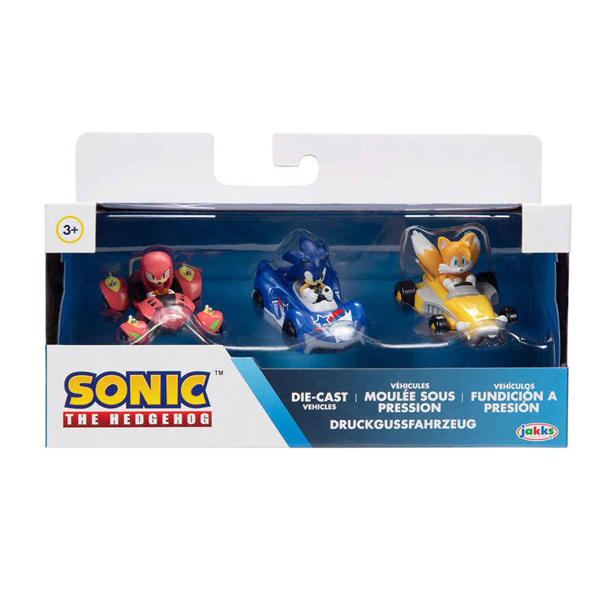 Sonic The Hedgehog 1/64 Scale 3-Pack Die-Cast Vehicles Wave 3