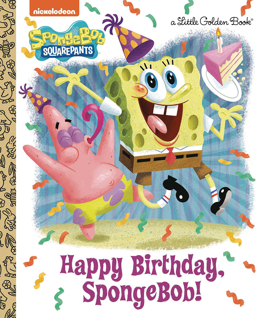 SpongeBob SquarePants Happy Birthday SpongeBob Little Golden Book HC