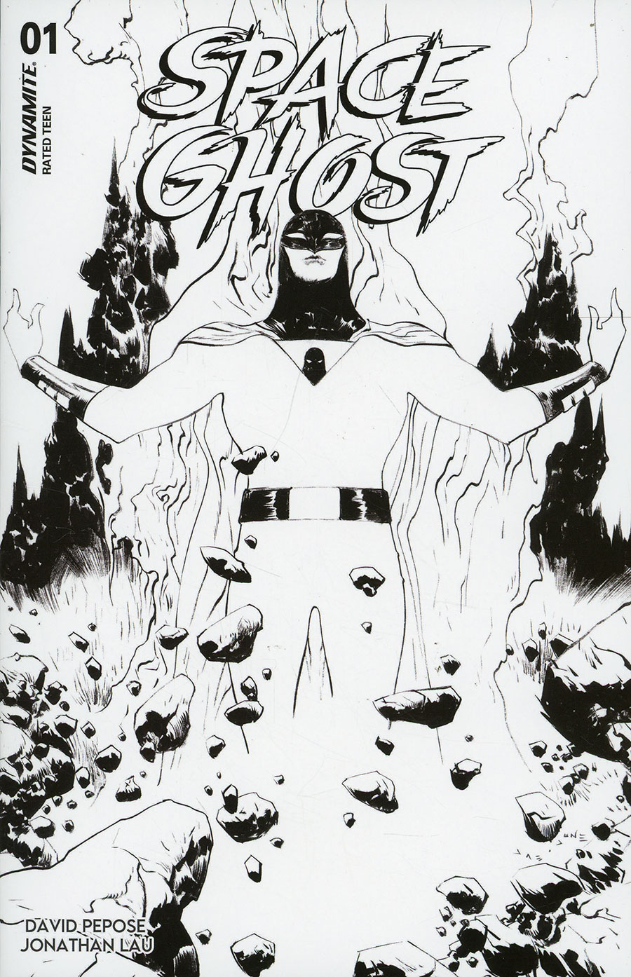 Space Ghost Vol 4 #1 Cover O Incentive Jae Lee Line Art Cover
