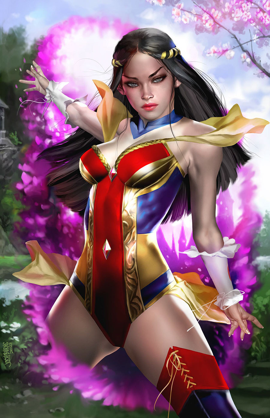 Grimm Fairy Tales Presents 2024 May The 4th Cosplay Pinup Special #1 (One Shot) Cover F Josh Burns Skye Retailer Variant Cover