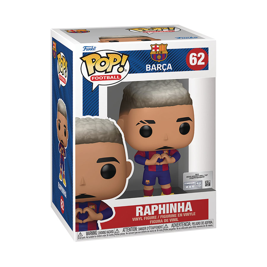 POP Football Barcelona Raphinha Vinyl Figure