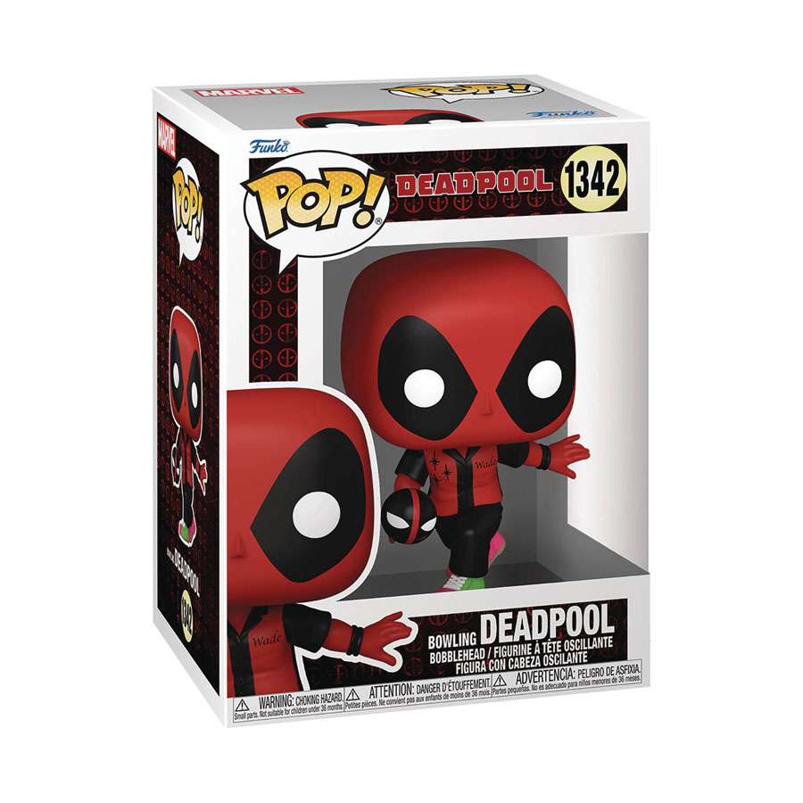 POP Marvel Deadpool Bowling Deadpool Vinyl Bobble Head
