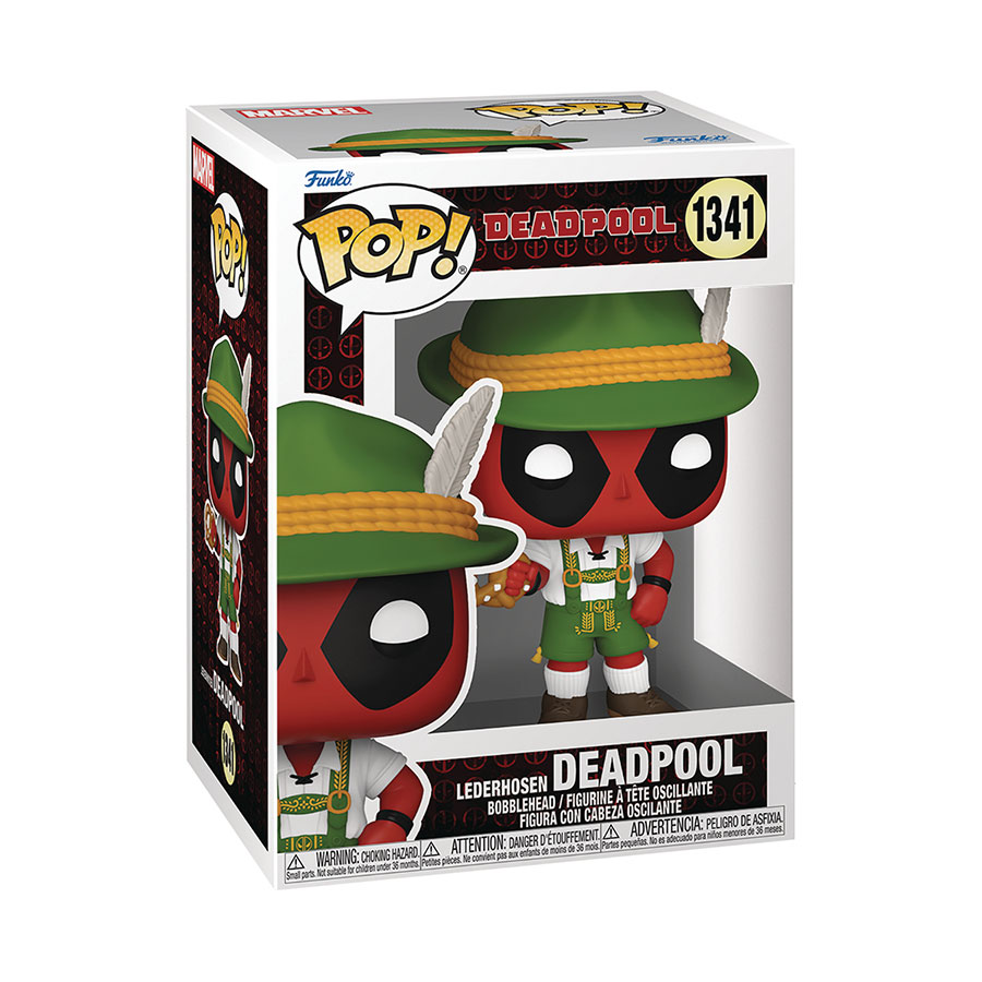 POP Marvel Deadpool Lederhosen Vinyl Bobble Head