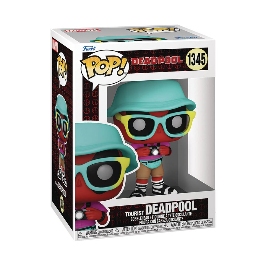 POP Marvel Deadpool Tourist Deadpool Vinyl Bobble Head