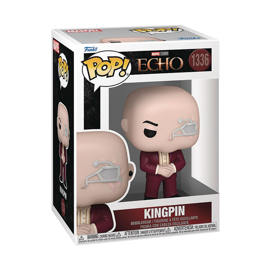 POP Marvel Echo Kingpin With Eye Patch Vinyl Bobble Head