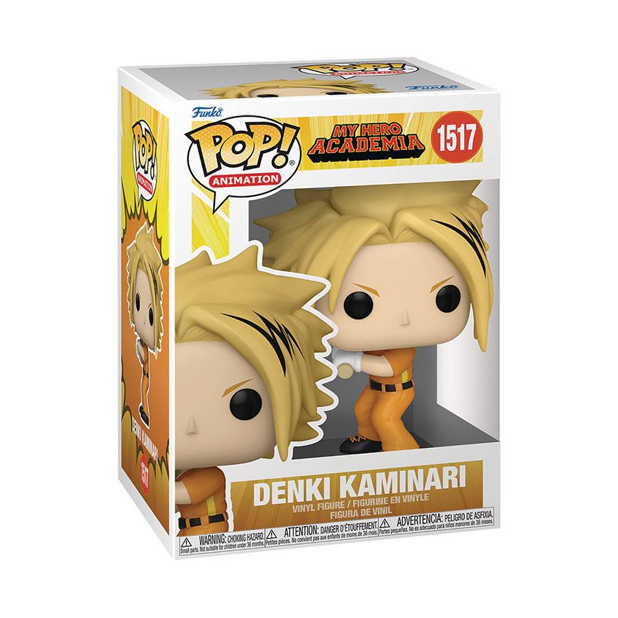 POP Animation My Hero Academia Hero League Baseball Denki Kaminari Vinyl Figure