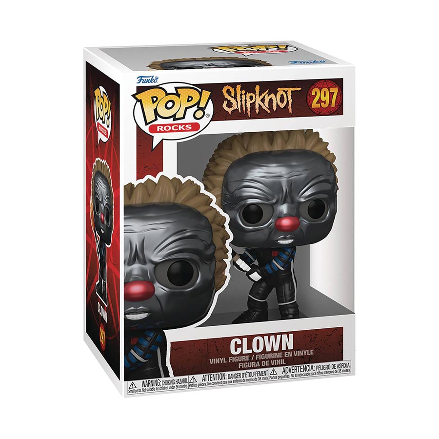 POP Rocks Slipknot Clown (Metallic Finish) Vinyl Figure