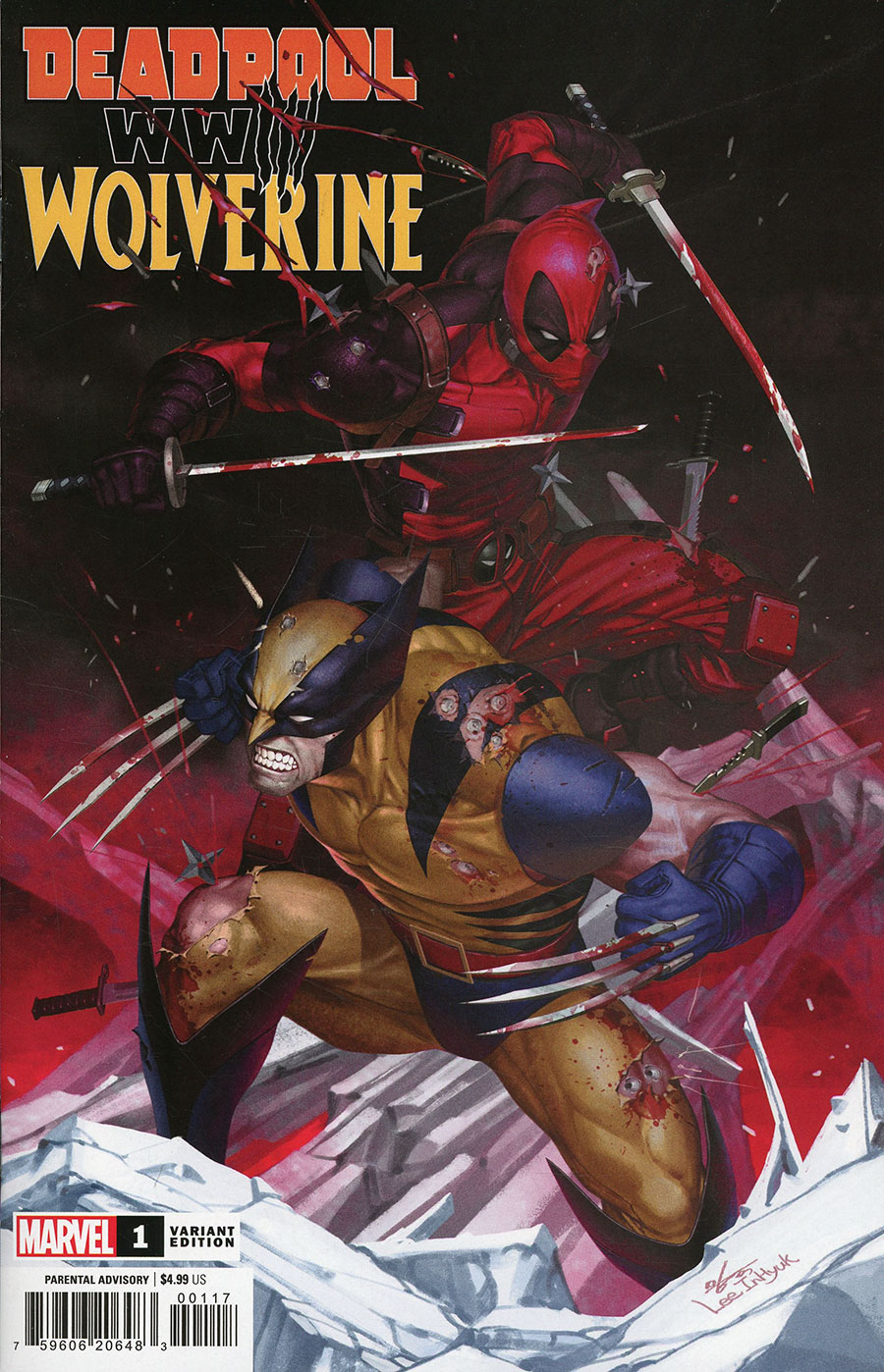 Deadpool & Wolverine WWIII #1 Cover E Incentive Inhyuk Lee Variant Cover