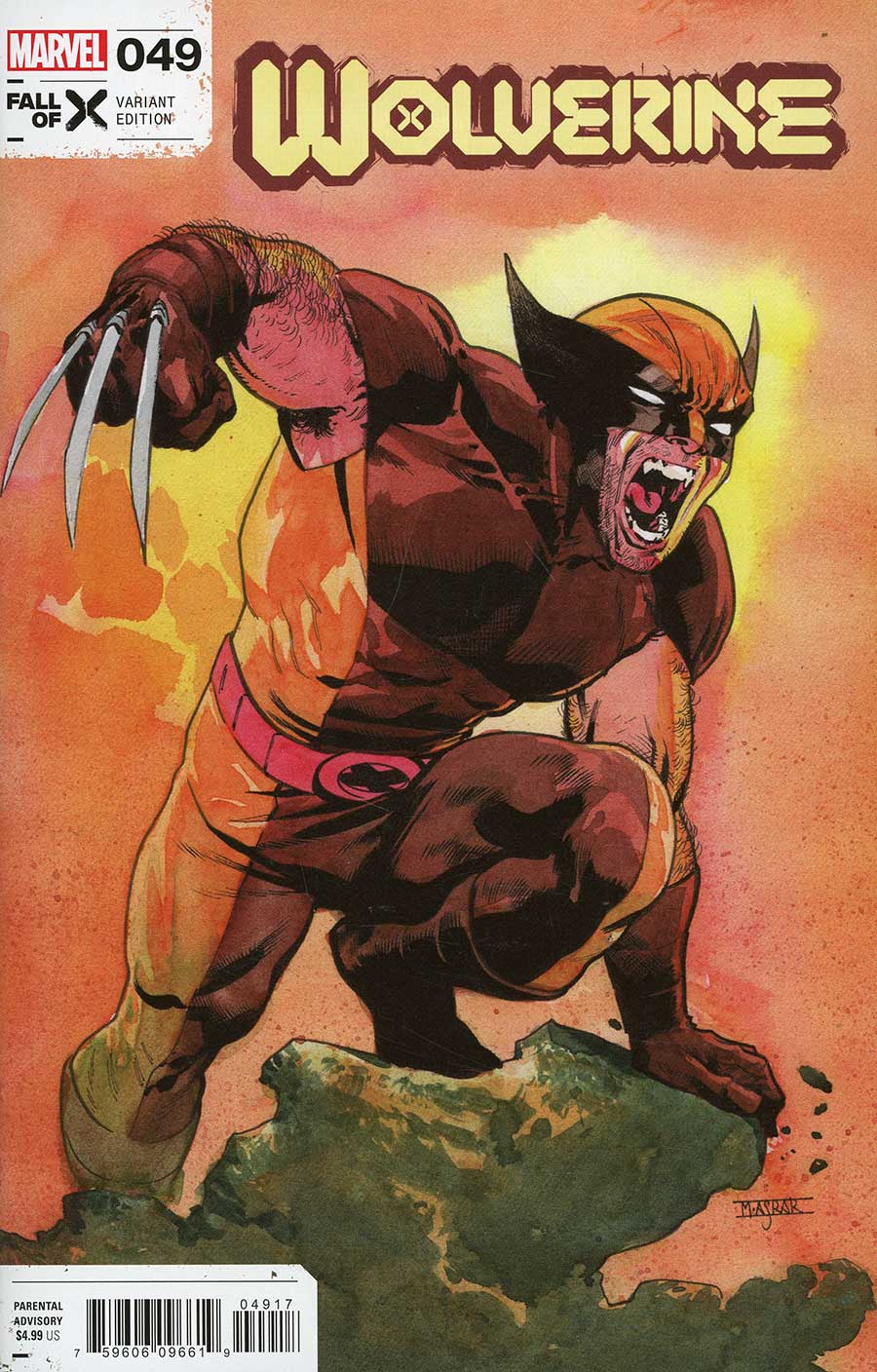 Wolverine Vol 7 #49 Cover E Incentive Mahmud Asrar Variant Cover