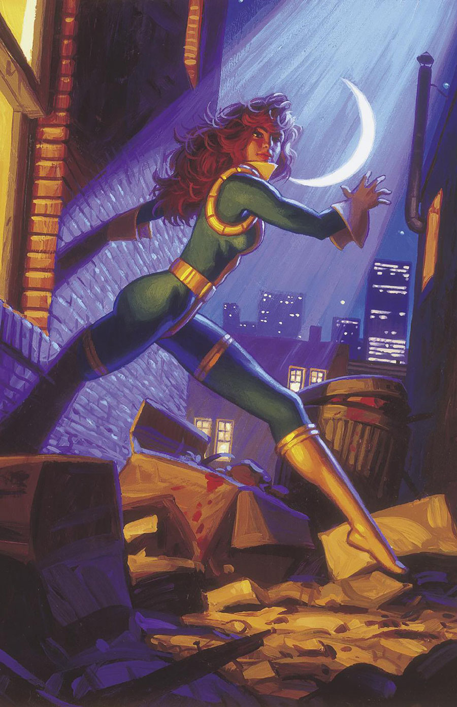 X-Men Vol 6 #34 Cover E Incentive Greg Hildebrandt & Tim Hildebrandt Marvel Masterpieces III Shadowcat Virgin Cover (Fall Of The House Of X Tie-In)