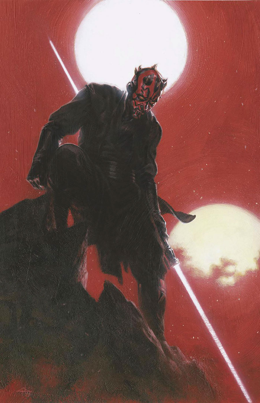 Star Wars Darth Maul Black White & Red #2 Cover E Incentive Gabriele Dell Otto Virgin Cover