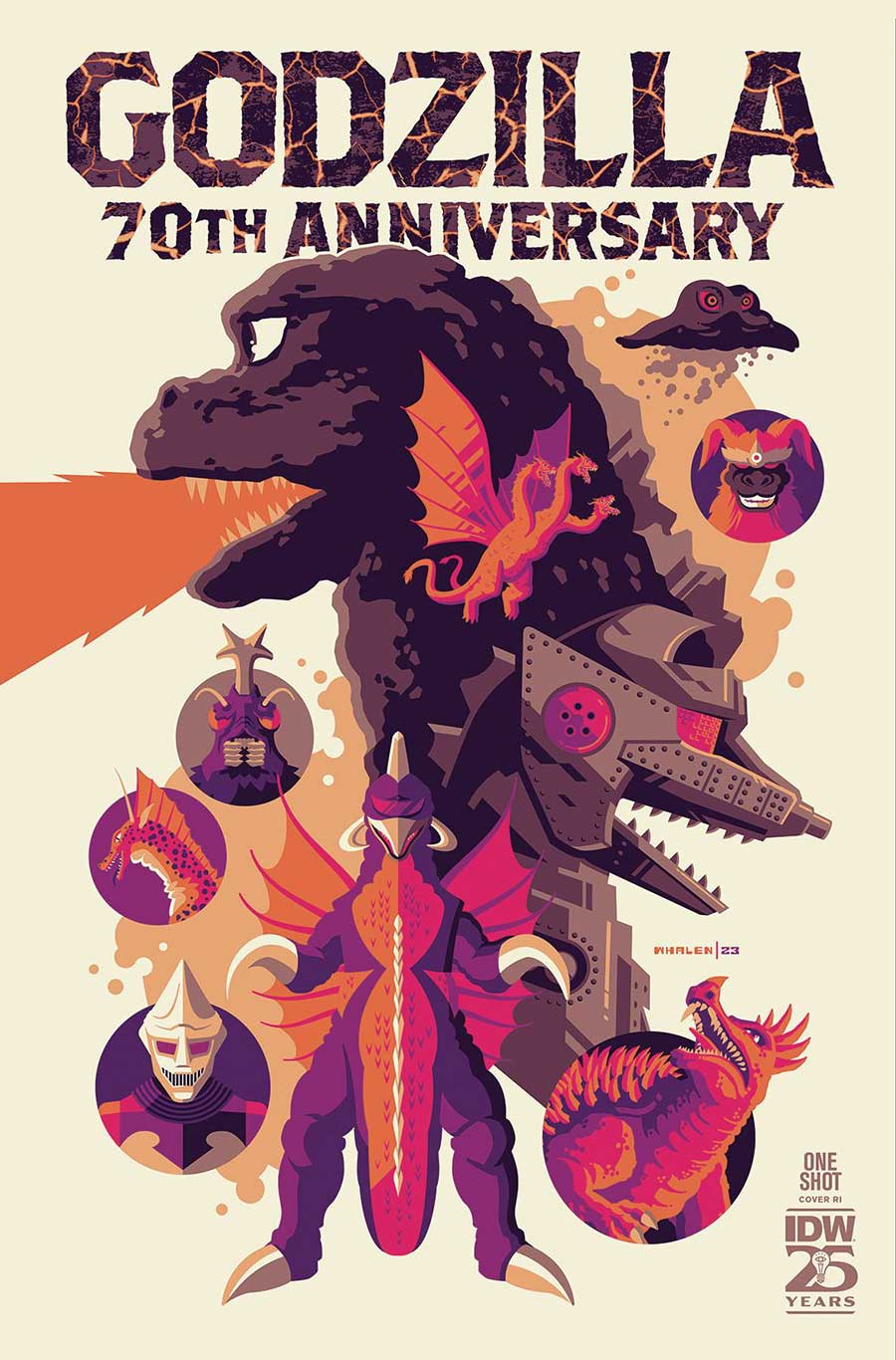 Godzilla 70th Anniversary Special #1 (One Shot) Cover D Incentive Tom Whalen Variant Cover