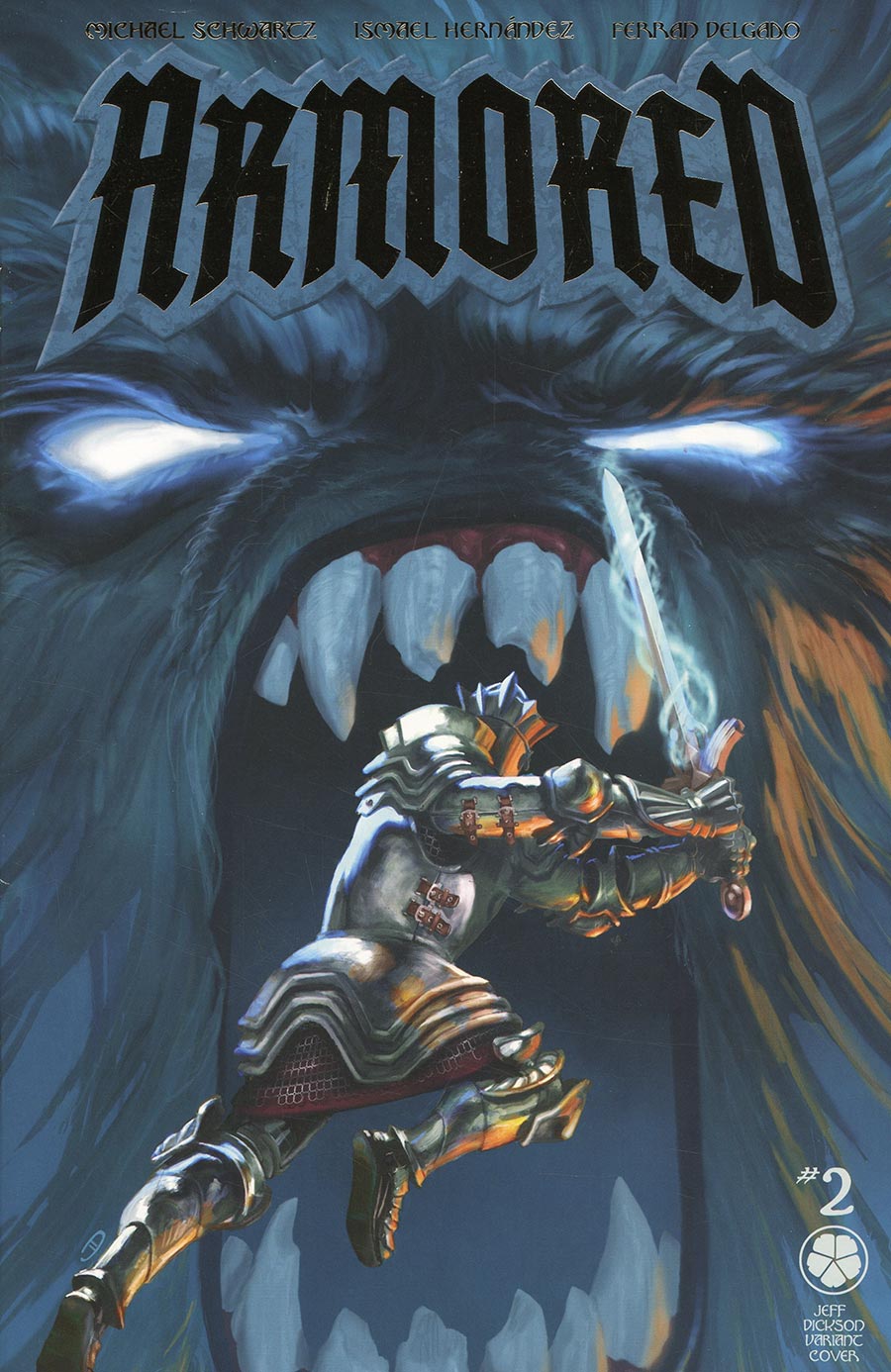 Armored #2 Cover B Incentive Jeff Dickson Variant Cover
