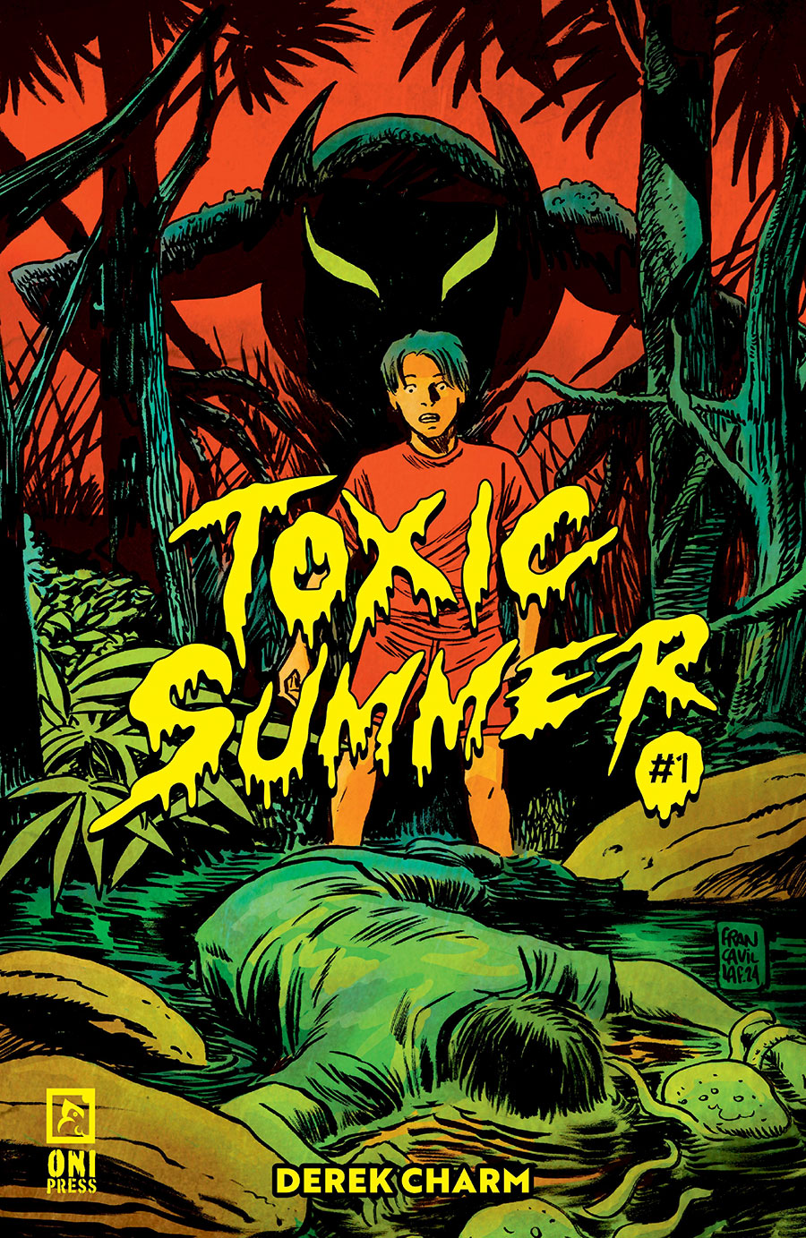 Toxic Summer #1 Cover F Incentive Francesco Francavilla Variant Cover