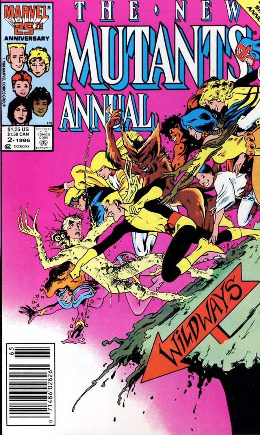 New Mutants Annual #2 Cover D Newsstand Edition