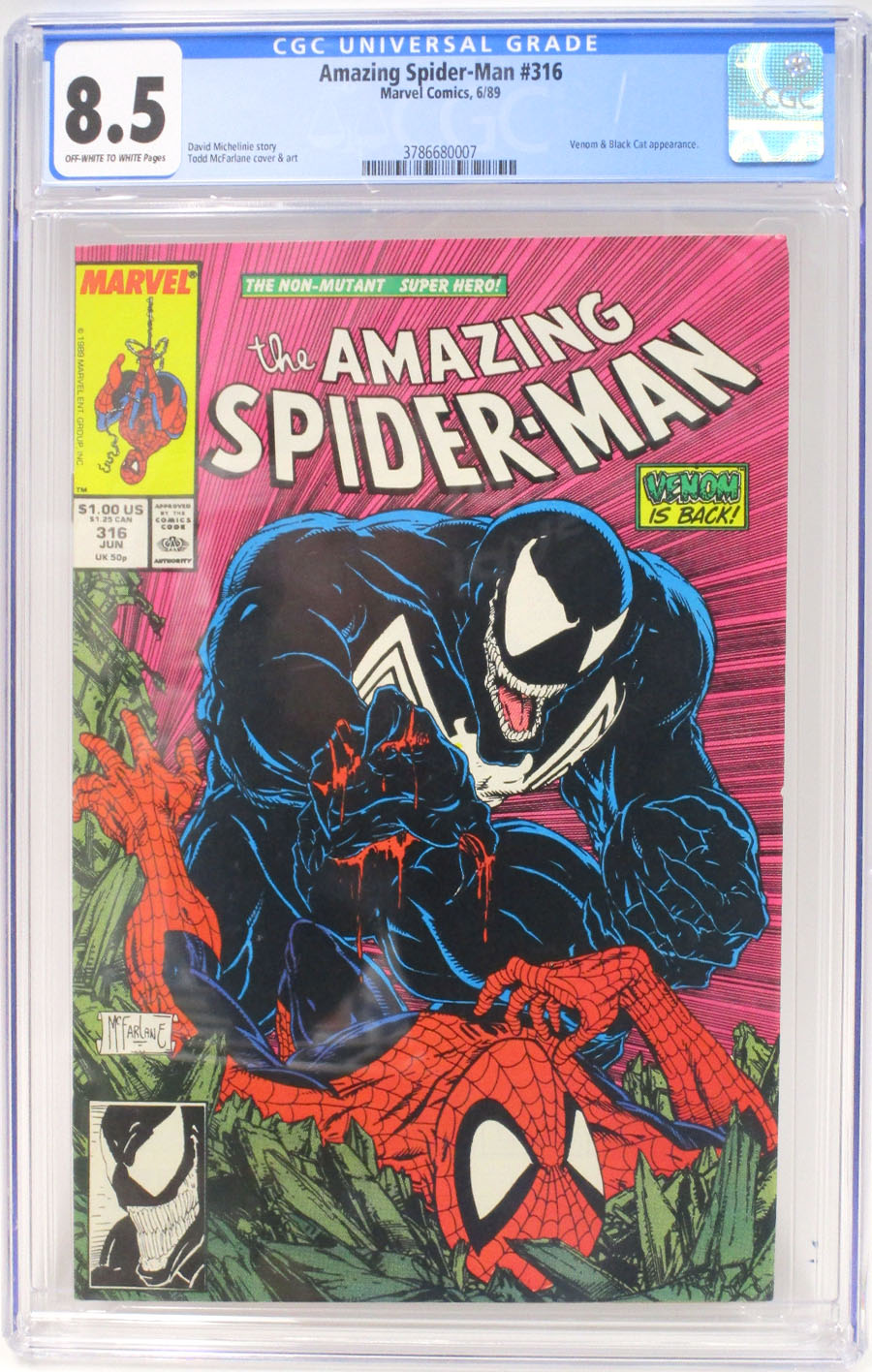 Amazing Spider-Man #316 Cover C CGC 8.5