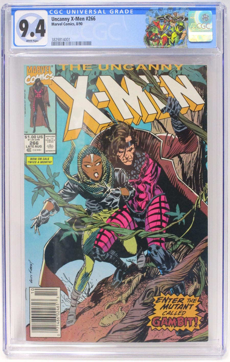 Uncanny X-Men #266 Cover G CGC 9.4