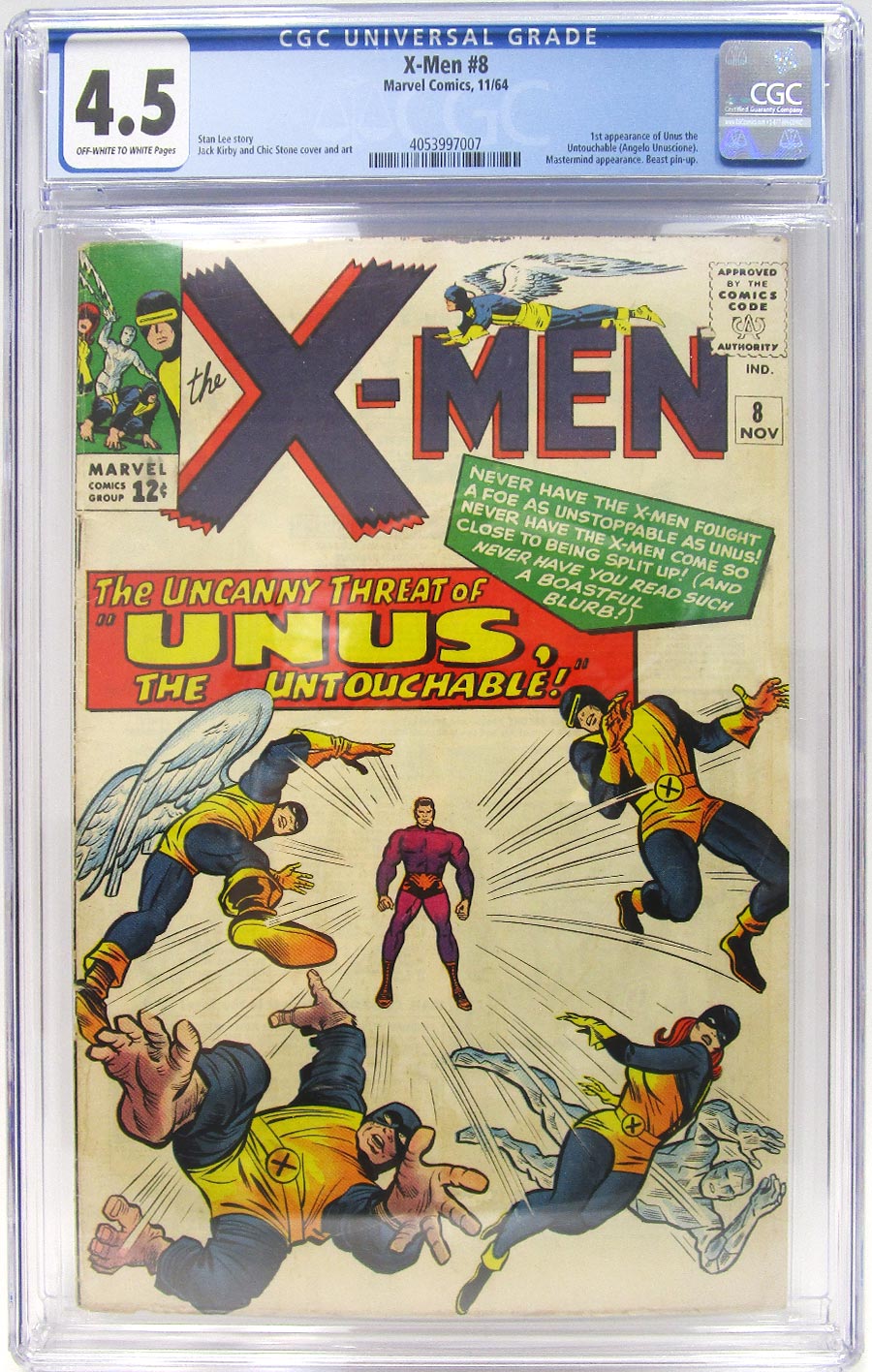 X-Men Vol 1 #8 Cover C CGC 4.5